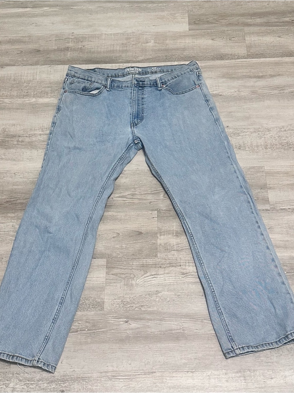 Denizen 36x30 Levi's Light Blue Straight Men's Jeans